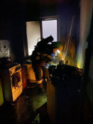 В новогоднюю ночь в Кривом Роге в пожаре пострадали двое пенсионеров4