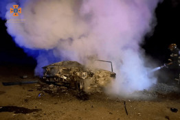 Страшна ДТП у Криворізькому районі: чоловік згорів у власній автівці0