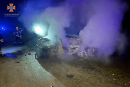 Страшна ДТП у Криворізькому районі: чоловік згорів у власній автівці4