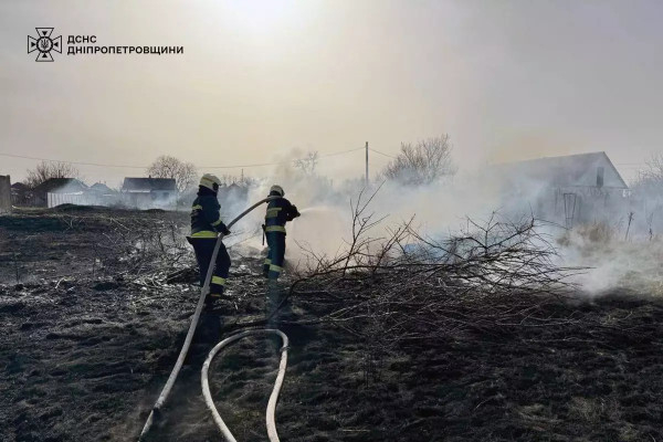 На Дніпропетровщині протягом доби вогонь знищив понад 60 га природних екосистем5