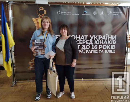 Заганяли суперників у кути: криворіжці Василь Лях та Амелія Громко отримали медалі на Чемпіонаті України з шахів1