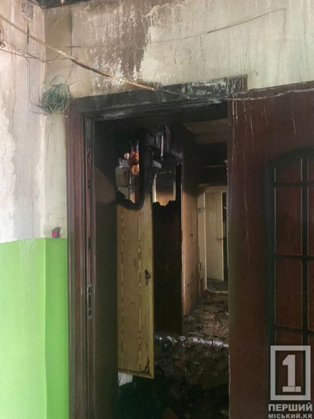 Біда через електролічильник: у Кривому Розі на вулиці Панаса Мирного вирувала пожежа1
