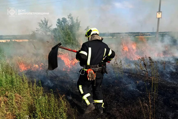 В екосистемах Дніпропетровщини збільшується кількість пожеж, минулої доби сталося 41 займання2