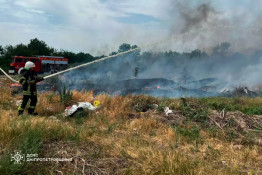 В екосистемах Дніпропетровщини збільшується кількість пожеж, минулої доби сталося 41 займання0