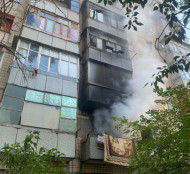 У Кривому Розі горіла однокімнатна квартира в багатоповерхівці на вулиці Спаській1