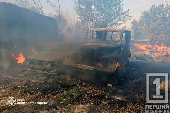 На Криворіжжі вогонь пошкодив житлову забудову: минулої доби у регіоні загоряння випалили понад 159 гектар землі5