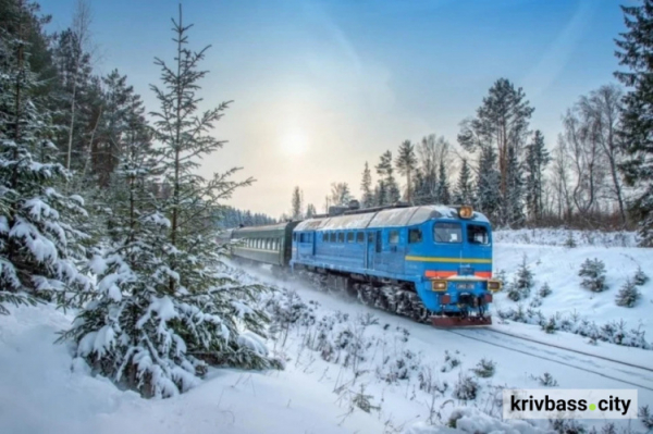 Зимовий потяг, фото з відкритих джерел 