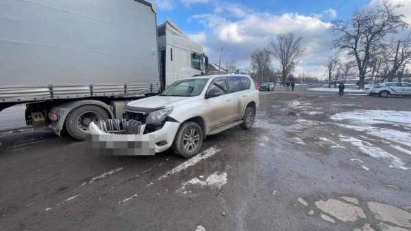 ДТП на виїзді з Кривого Рогу в бік Кропивницького: зіткнулися Ford «police» та Toyota1