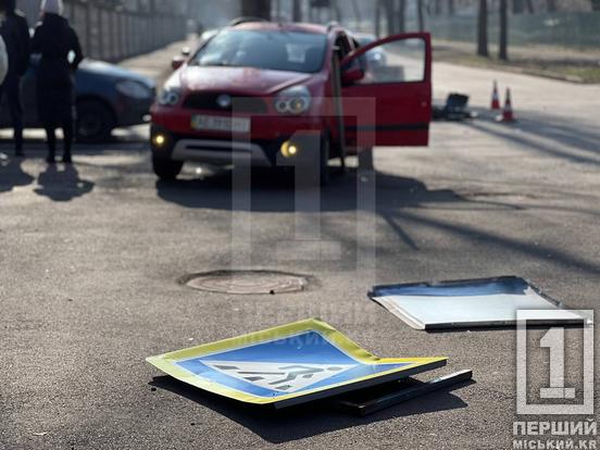 У Кривому Розі не поділили дорогу Volkswagen та Geely: маму з дитиною забрала «швидка»6