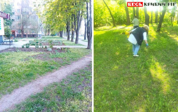 Прибирання територій в Тернівському районі Кривого Рогу