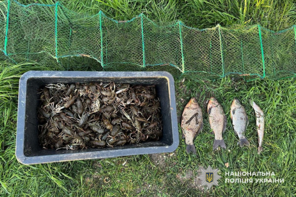 Наловив раків та риби майже на мільйон гривень: на Криворіжжі затримали браконьєра1