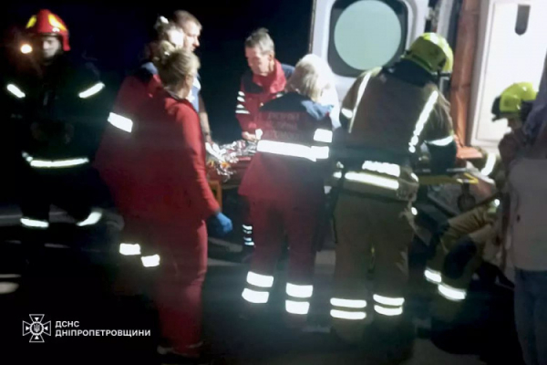 Наслідки ДТП у Кривому Розі - фото ДСНС Дніпропетровщини