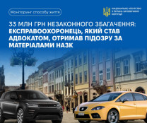 ДБР повідомило про підозру адвокату з Дніпра, який на керівних посадах у правоохоронних органах незаконно збагатився на 33 млн грн0