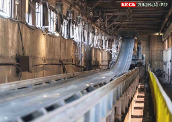 Конвеєр сухої магнітної сепарації - СХ-3 на Дробильній фабриці ЦГЗК в Кривому Розі