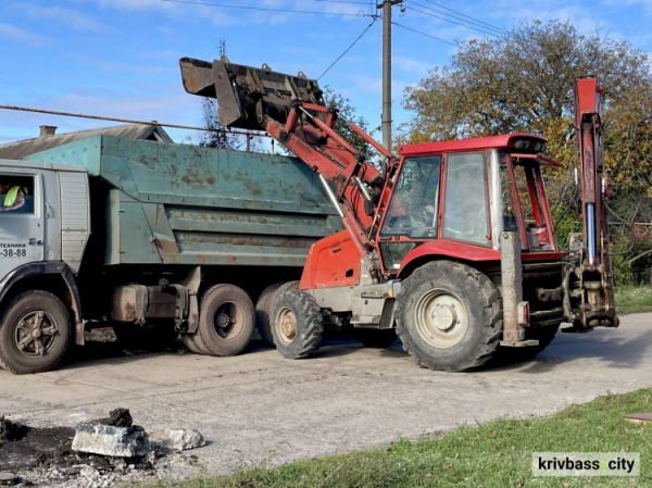Дорога до змін: на Криворіжжі у Глеюватській громаді за сприяння Метінвесту ремонтують автошляхи