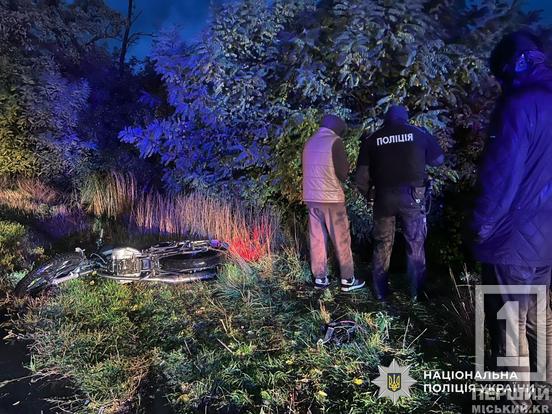 Миттєва смерть мотоцикліста у кюветі після зіткнення з HONDA: поліція шукає свідків ДТП на криворізькій трасі1