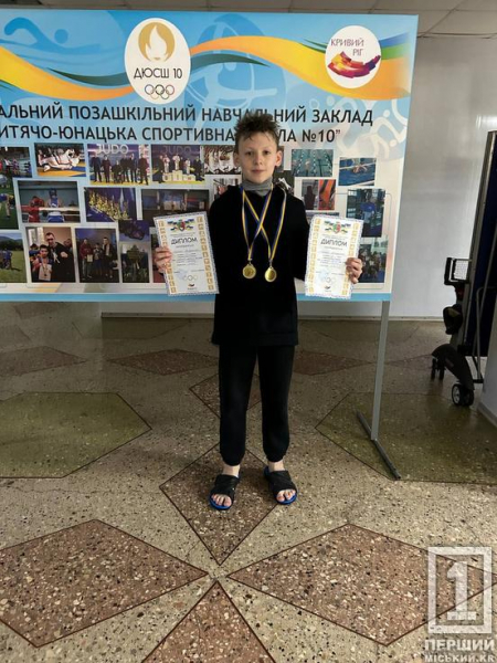 Бурхливі запливи та нові рекорди: юні плавці ДЮСШ №2 взяли 10 медалей міського чемпіонату2