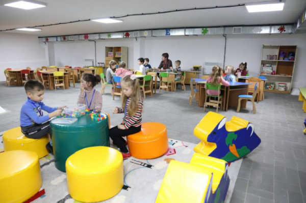 Укриття у дитсадку - фото управління преси виконкому Криворізької міської ради