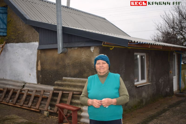 Відремонтувати дах житла пані Лідії допоміг Карітас Кривий Ріг