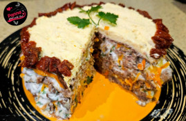 Кулінарний блог А. Паукової:  Королівський печінковий торт1