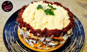 Кулінарний блог А. Паукової:  Королівський печінковий торт0