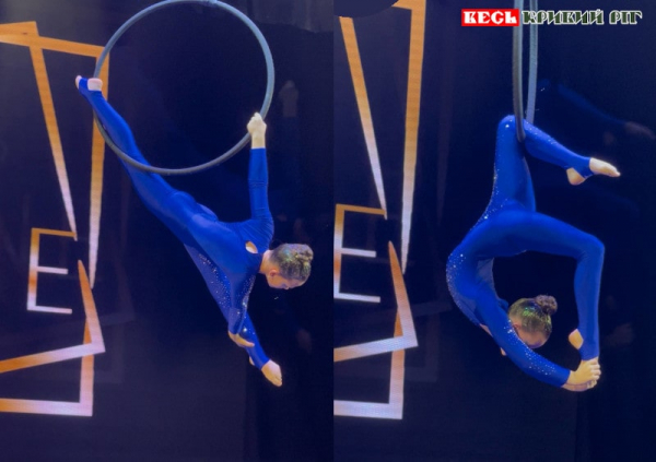 Олександра Кульбіда з Кривого Рогу на змаганнях з пілонного спорту