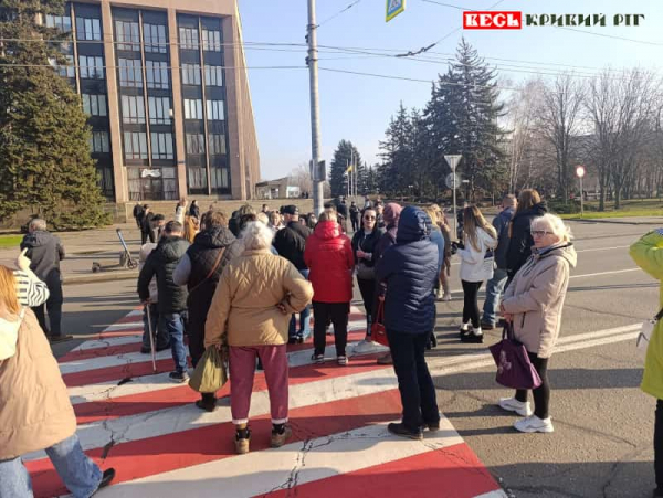 Акція проти нерівномірного розподілу електроенергії в Кривому Розі
