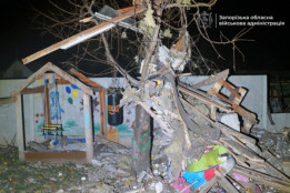 Вночі росіяни вдарили по Запоріжжю: двоє поранених, тисячі мешканців залишились без світла2