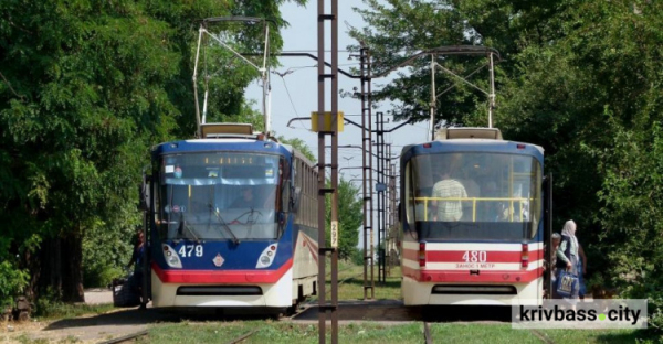 Зміна руху трамваїв №1, №3 та №4: у Кривому Розі проведуть ремонт колій