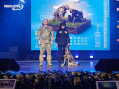 Чотирилапа рятівниця з Дніпропетровщини отримала орден «Собака-герой України»0