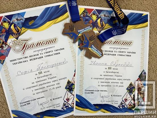Яскрава й технічна командна робота: криворізькі акробати повернулися з Чемпіонату України з нагородами1