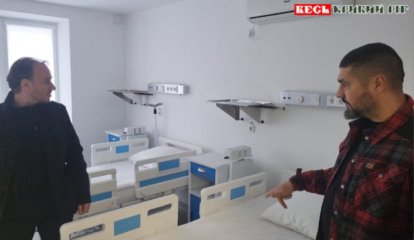 Любош Весели, посол Чехії, в лікарні в Кривому Розі