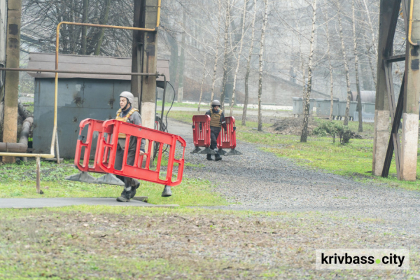 У Кривому Розі на ЦГЗК провели комплексне тренування з ліквідації наслідків бойових дій2