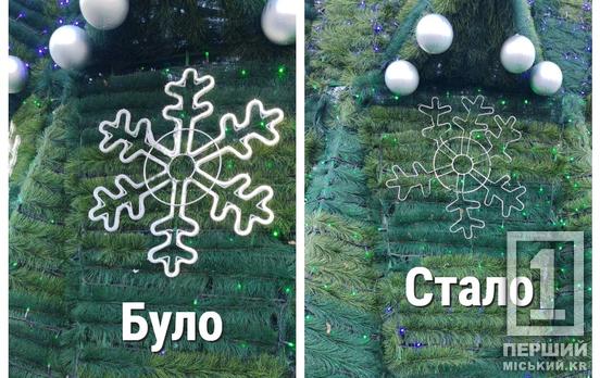 У Кривому Розі невідомі крадуть святковий настрій у дітлахів: постраждала ялинка у Ювілейному парку