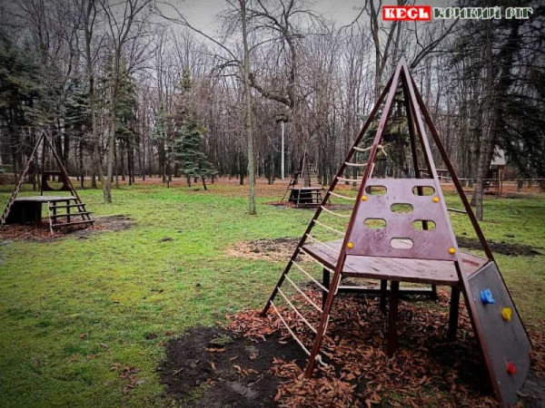 Нова зона відпочинку в парку Миколи Скидана в Кривому Розі