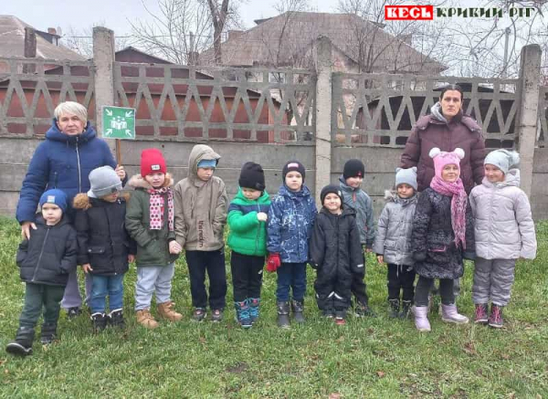 Правилам евакуації навчали вихованців дитсадочку №306 Кривого Рогу