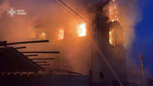 Вночі ворог завдав комбінованого удару по Києву, виникли пожежі0