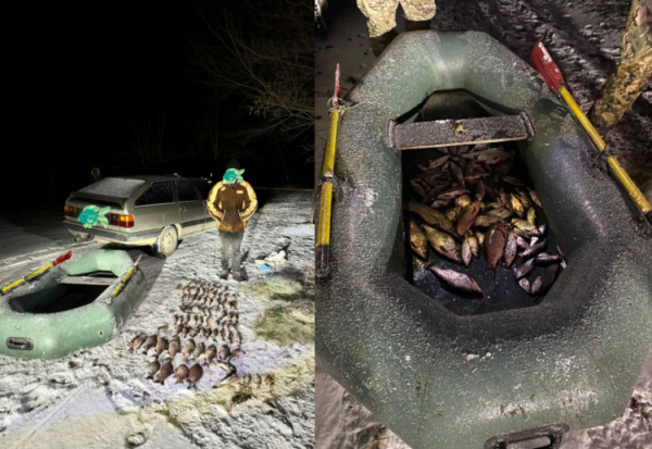 Незаконний вилов риби - фото рибоохоронного патруля Дніпропетровщини