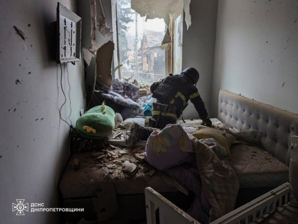 22 січня росіяни атакували Кривий Ріг шахедами і ракетами - є влучання в житловий будинок і серед постраждалих діти9