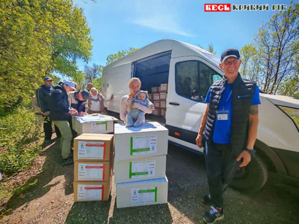 Карітас Кривий Ріг видає гумдопомогу населенню