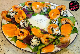 Кулінарний блог А. Паукової: Салат з креветками і мандаринами0