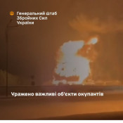 Сили оборони уразили нафтобазу у Бєлгородській області рф та склад МТЗ0