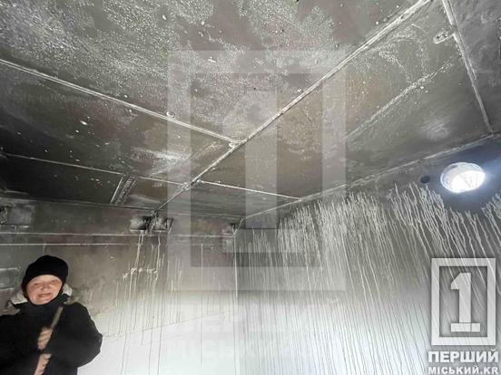 В районі житломасиву ПівдГЗК горіло укриття: як тепер воно виглядає1