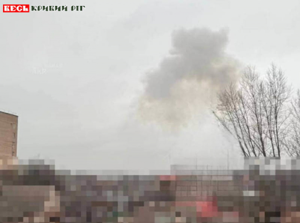 удар шахедом спричинив пожежу в Кривому Розі