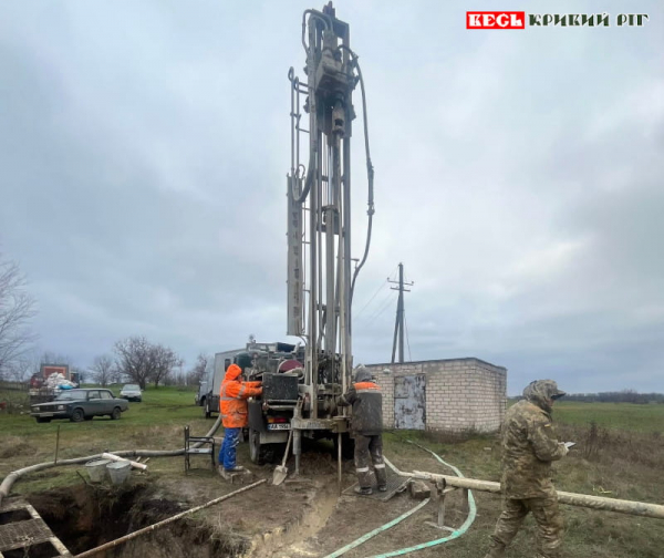 Відновлено свердловину у Чабановому Криворізького району