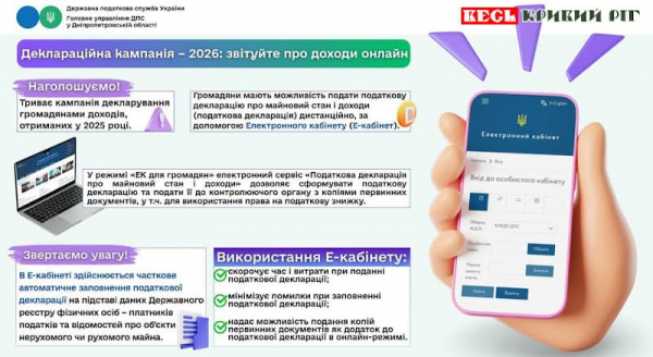 Деклараційна кампанія 2026 онлайн в Україні
