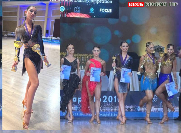 Уляна Новосилецька з Криворізької гімназії №62 на турнірі у Дніпрі