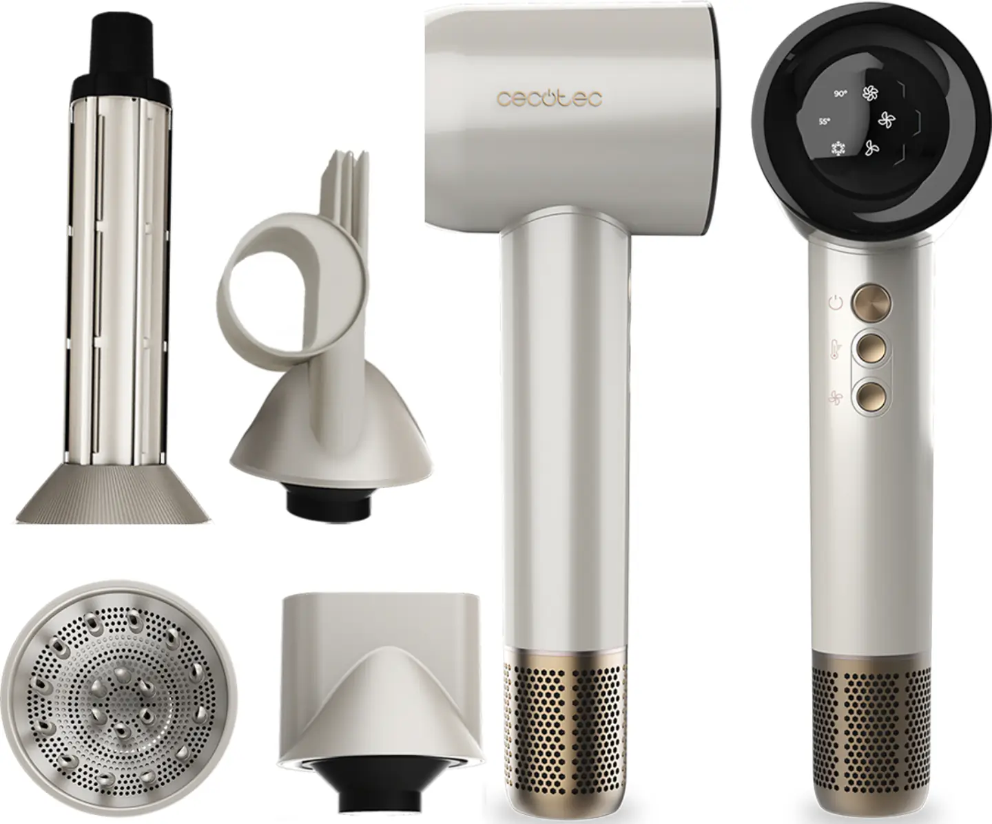 Стайлер Cecotec DryGlam Waves Champagne 4in1