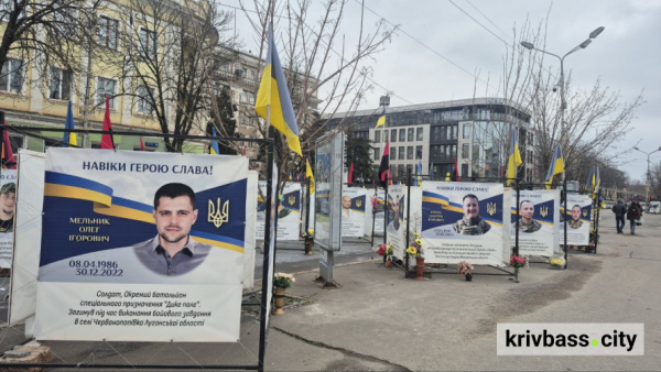 У Кривому Розі волонтери оновили меморіал Героїв на Поштовому: подробиці1