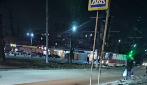 У Металургійному районі Кривого Рогу автомобіль зіштовхнувся з трамваєм0